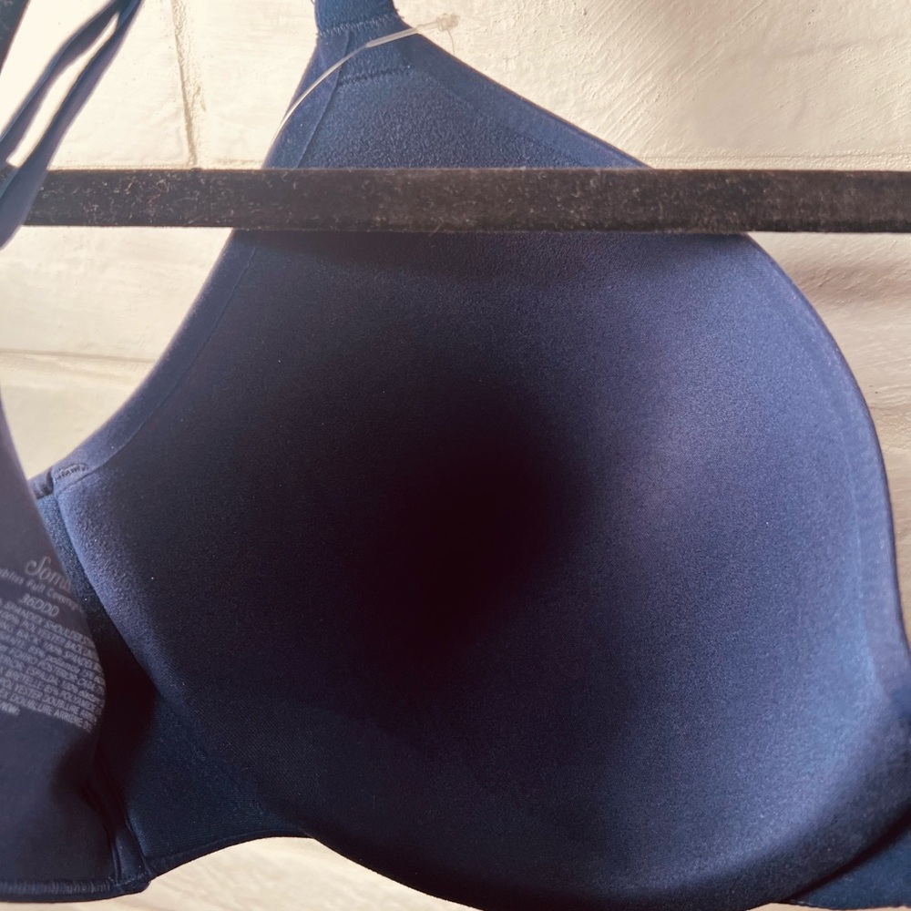 NWT Soma Enbliss Full Coverage Soft Underwire Lined Bra 36 DDD Navy Blue #0534 - Picture 4 of 12